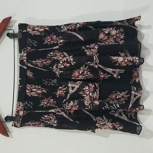 Karl Lagerfeld Paris Women Midi Floral Skirt Size Small